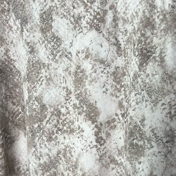 Chicos Women’s L Open Front Shimmer Ruffle Trim Cardigan - Picture 7 of 8